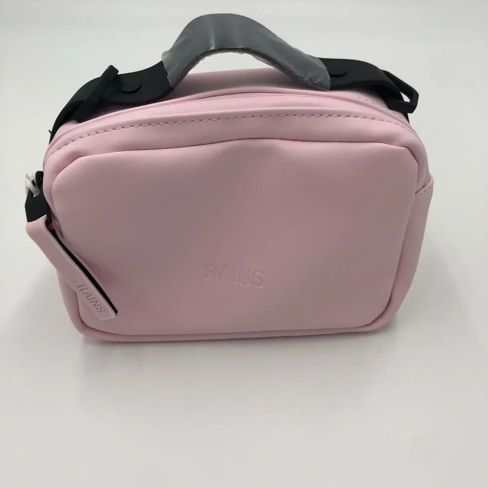 Rains Box Bag‎ Micro W3 Candy Pink Waterproof Crossbody Handbag 14120 NEW